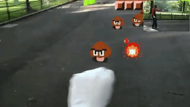 Super Mario Bros Recreated as Life Size Augmented Reality Game2