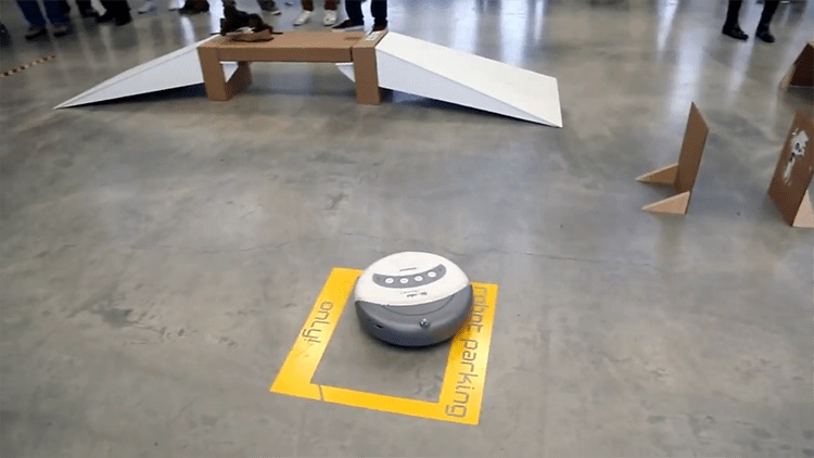 A Modified Racing Roomba Takes on an Obstacle Course at UC Berkeley's Student Vehicle Challenge