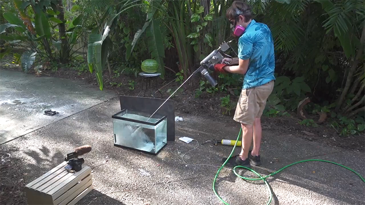 A Squirt Gun That Shoots Out Hot Molten Metal