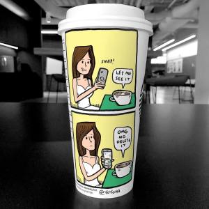 Coffee Cup Comic