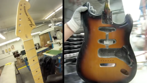 Making Fender Stratocaster Guitar