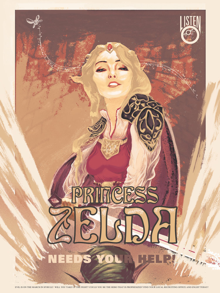 Zelda Propaganda Poster