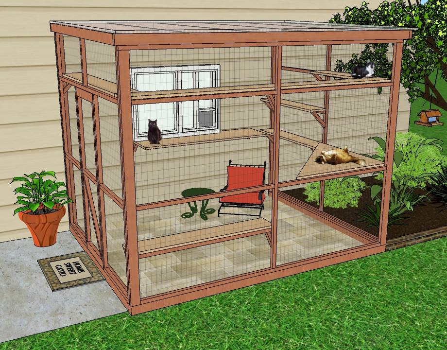 Catio Spaces, Unique Custom Cat Enclosures That Employ Harmonizing ...