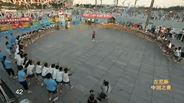 Chinese School Girl Set Guinness World Record for Jumping Over 110 Individual Skipping Ropes