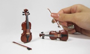 How to Make a Miniature Violin Using Wooden Popsicle Sticks