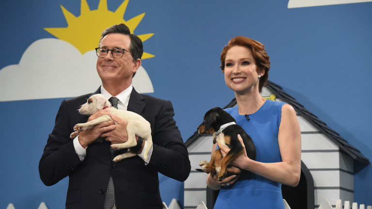 Stephen Colbert Ellie Kemper