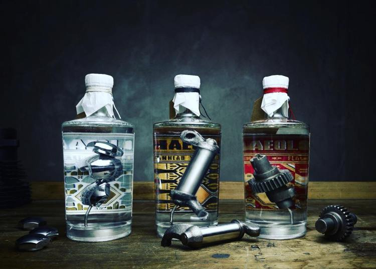 The Archaeologist, A Unique Gin Bottled and Infused With Vintage Harley ...