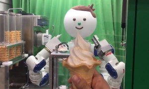 Yaskawa-kun Ice Cream Robot Japan