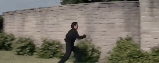 A Montage of Jackie Chan Effortlessly Jumping Over Fences and Railings