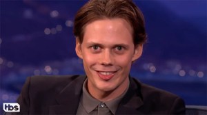 Bill Skarsgård Shows Off His Creepy Pennywise Smile From 'IT' Without Makeup on 'Conan'