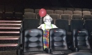 Clown at Theater Showing It