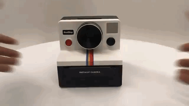 InstaGif NextStep, A Polaroid Style Camera That Prints Handheld GIF Images Instantly