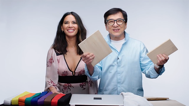 Jackie Chan and Olivia Munn Answer Martial Arts Questions Asked by People on Twitter