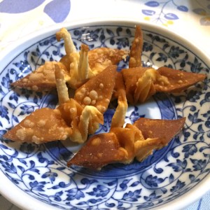 Japanese Cooks Make Edible Origami From Wonton Skins