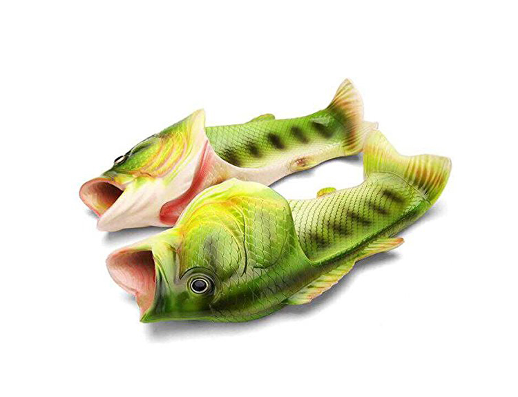 Largemouth Bass Fish Slippers