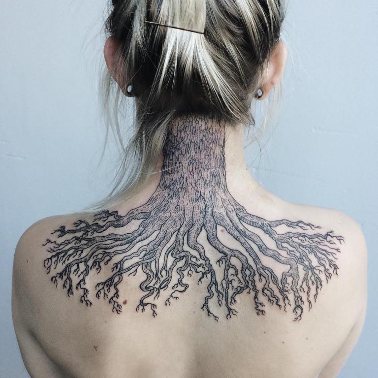 Line Art Tattoo