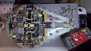 Timelapse of a Man Building the 7,541 Piece Millennium Falcon LEGO Set
