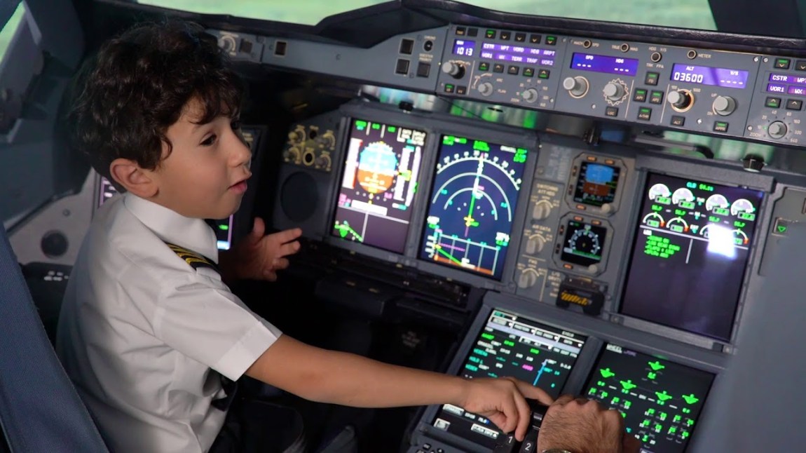 Kid Becomes Etihad Airways Pilot