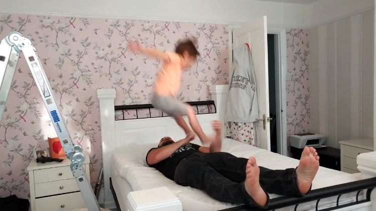 A Father and Son Engage in Adorable Pro Wrestling Matches With Actual WWE  Commentary