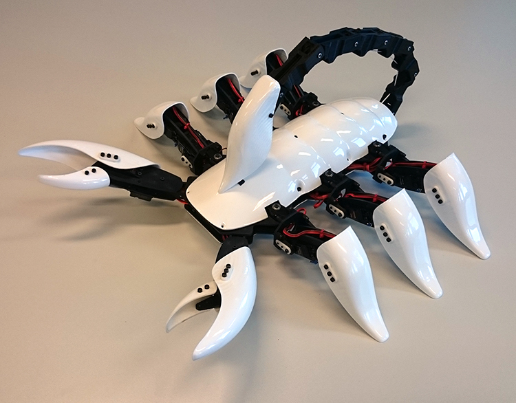 A Frightening Six-Legged Scorpion Robot That Can Stab Victims With Its Tail