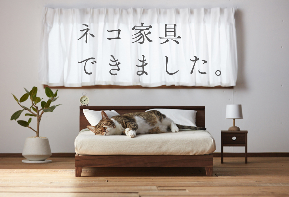 Cat Furniture - Cat on Bed