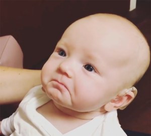 Emotional Little Baby Almost Moved to Tears After Hearing Her Mother's Voice for the First Time