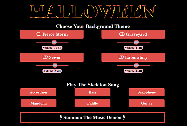 A Spooktacular Interactive Halloween Soundboard