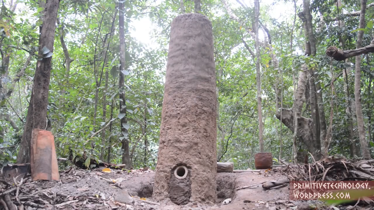 How to Make a Natural Draft Furnace Using Primitive Technology