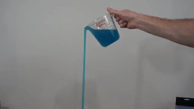 Polyethylene Glycol, An Amazing Liquid That Can Pour Itself Out of a Container