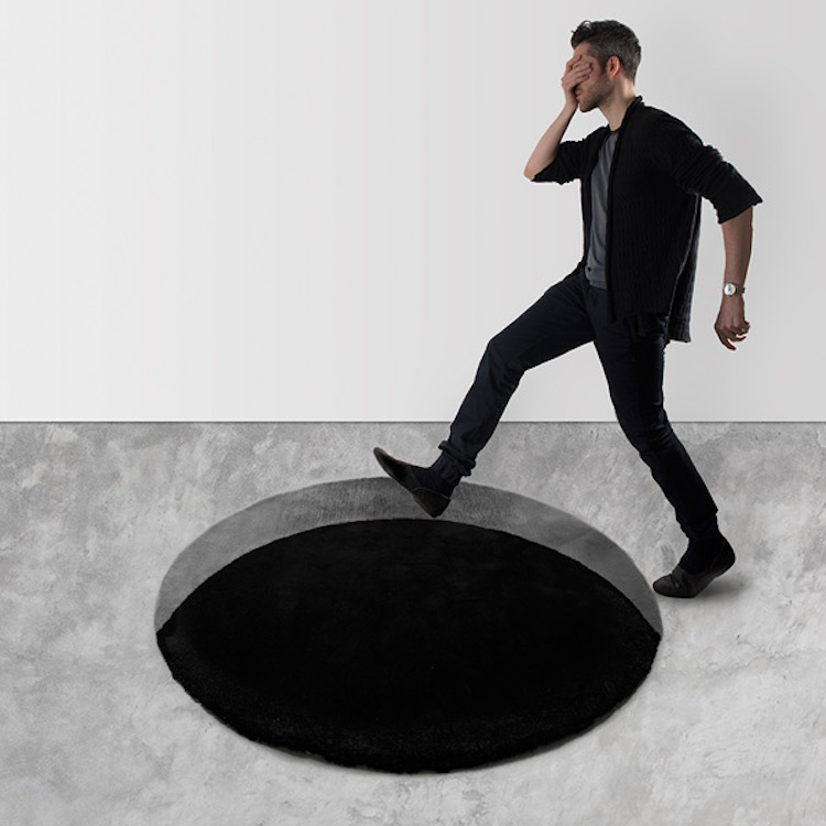 Stepping Into Void Rug