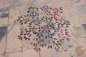 217 Incredible Skydivers Set World Record for a Formation Skydive