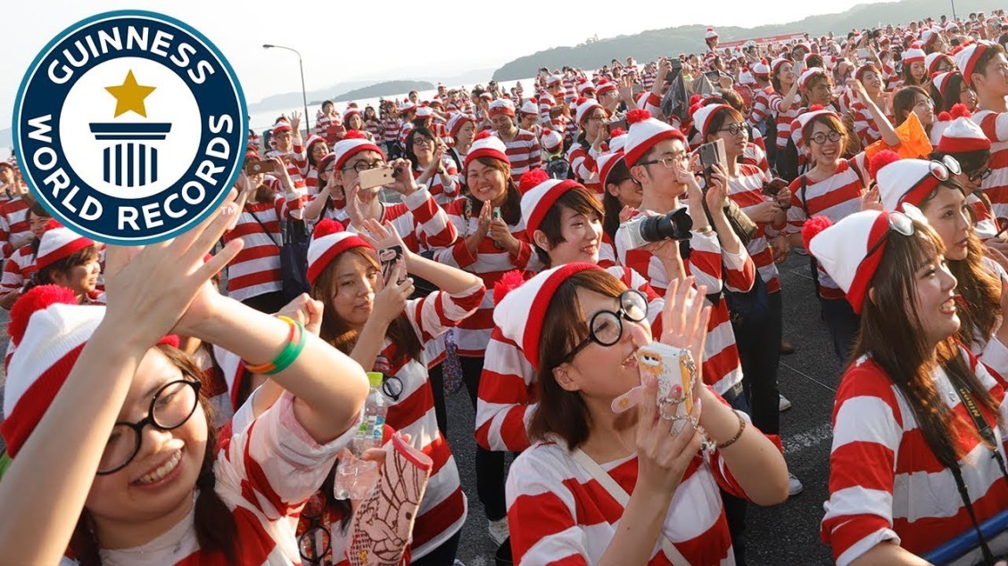 4,626 People Set Guinness World Record for the Largest Gathering of People Dressed as Waldo
