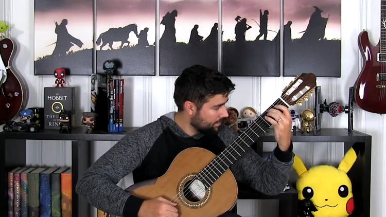 A Pleasing Classical Guitar Cover of the Super Mario Bros. Theme Song