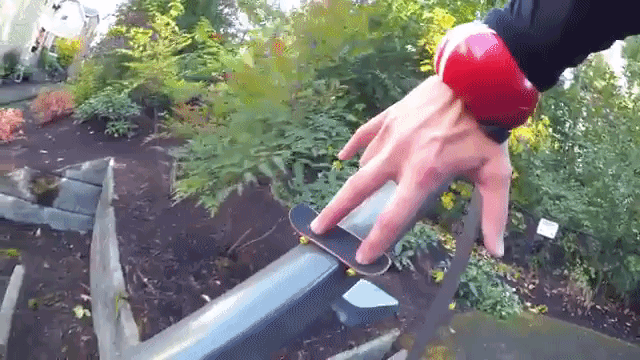 Animator Performs Miniature Action Sports With His Hand