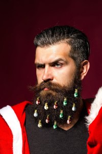 Beardaments, Small Christmas Ornaments That Men Can Attach to Their Beards