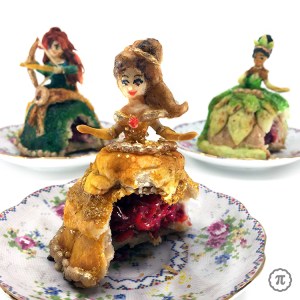 Beautiful Hand Pies Decorated to Look Like Disney Princesses