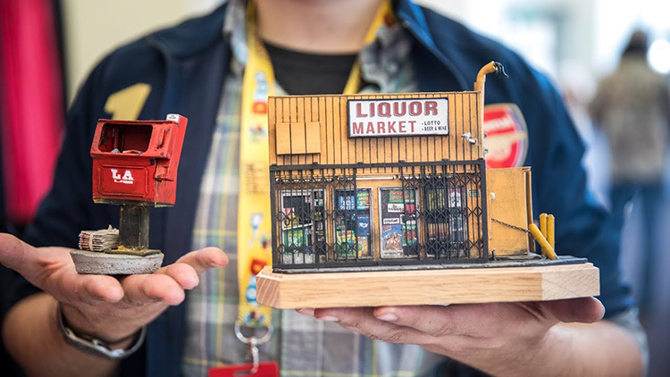 Beautiful Miniature Models of Los Angeles Neighborhoods Built From Scratch