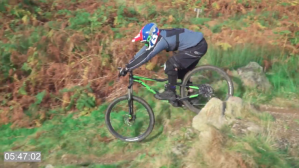 Determined Man Learns to Ride a Downhill Bike Faster Than Ever Before