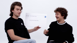Gaten Matarazzo and Joe Keery of Stranger Things Answer the Web's Most Searched Questions