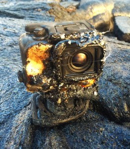 GoPro Camera Captures Amazing Footage After Being Covered in Lava and Bursting Into Flames