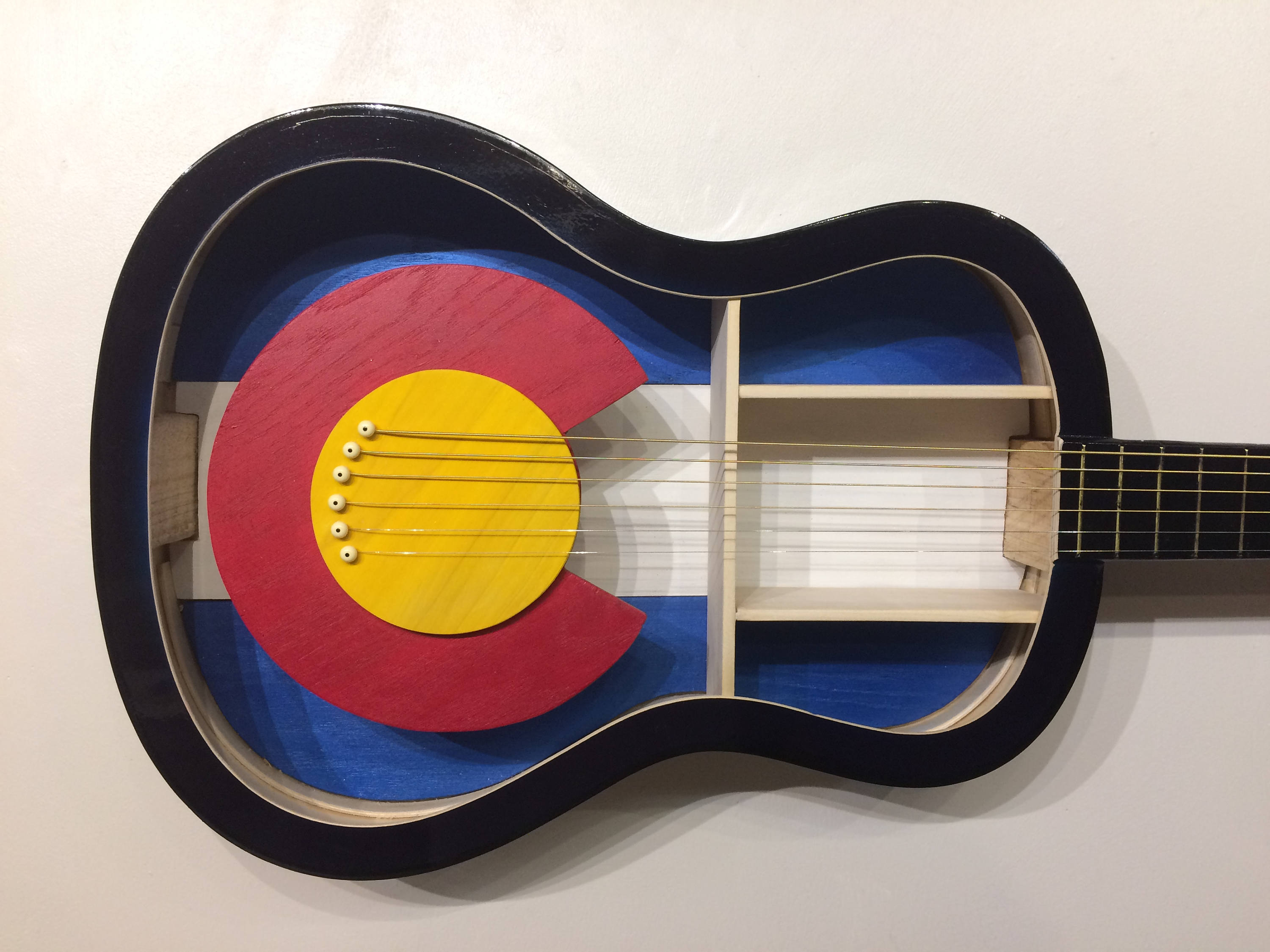 A Line of Amazing Shelves Built Into the Hollowed Bodies of