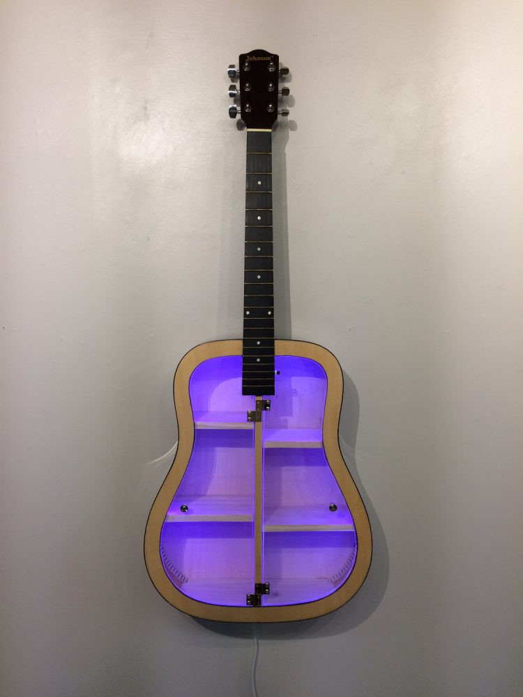 A Line of Amazing Shelves Built Into the Hollowed Bodies of