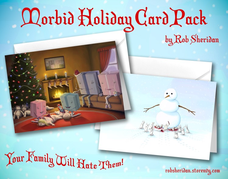 Morbid Holiday Card Pack