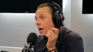 Simon Pegg Does Impressions of the Four Members of The Beatles in Twelve Seconds