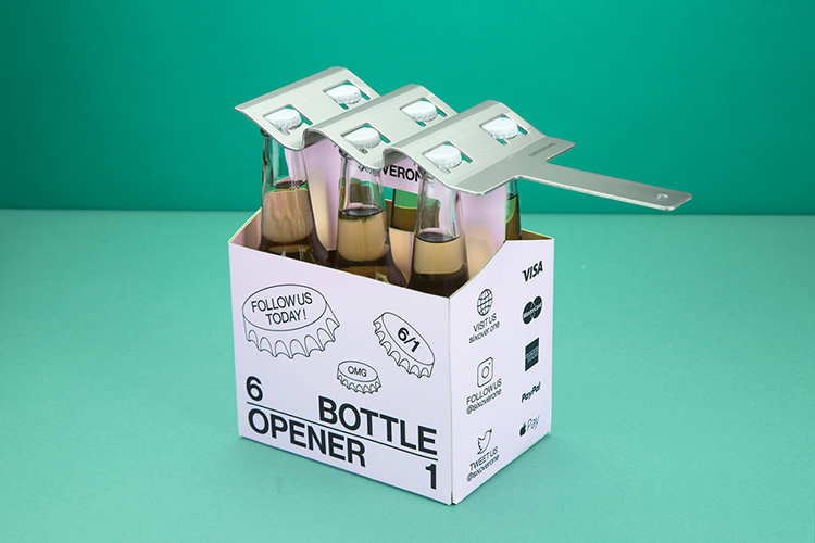 SIXOVERONE, A Bottle Opener That Can Open Up to Six Beverages All at Once