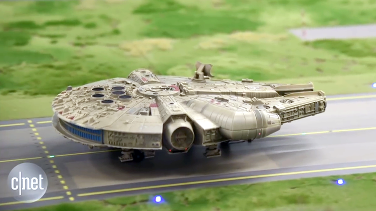 The Millennium Falcon Lands at the World's Largest Miniature Airport at Miniatur Wunderland in Germany