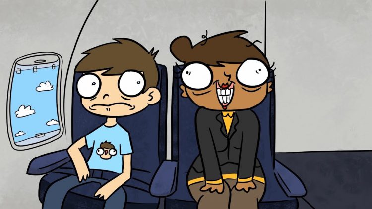 An Amusing Animation Illustrating a Comedian s Disquieting 