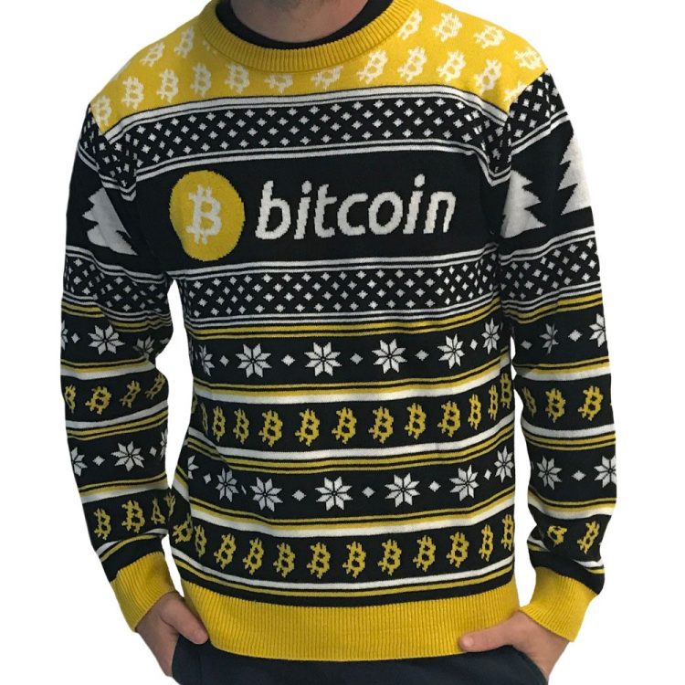 Cryptocurrency Themed Ugly Christmas Sweaters