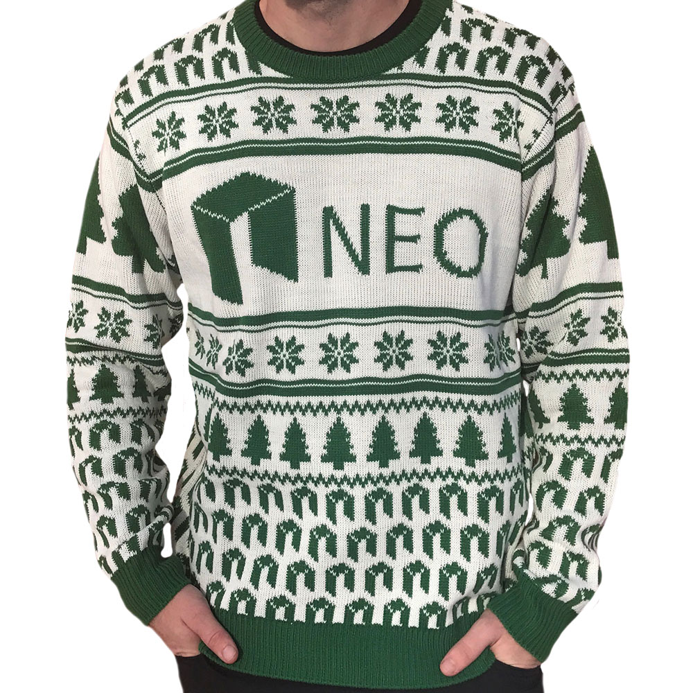 crypto christmas sweater