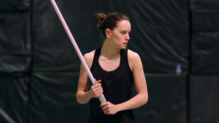 A Behind the Scenes Look at the Cast of Star Wars The Last Jedi Training for Their Physical Roles